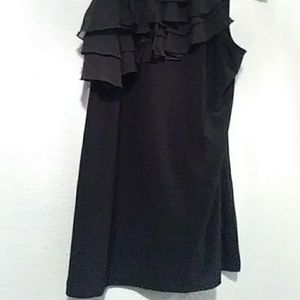 Beaded rose ruffles lacy